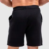 Pánske pletené kraťasy Iron Aesthetics Vibe, čierne · záber 5