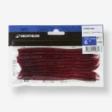 CAPERLAN Mäkká umelá nástraha Finesse Black bass Yubari Worm red bug 10 ks 6 · záber 2
