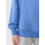 Chlapecká mikina s kapucí 4F JUNIOR SWEATSHIRT M1712-34S-LIGHT BLUE · záber 3