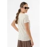 Dámské tričko s krátkým rukávem VOLCANO T-VIV -BEIGE · záber 2
