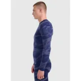 Pánské termo tričko s dlouhým rukávem 4F SEAMLESS UNDERWEAR M227-WAW25USEAM227-32A DENIM ALLOVER · záber 3