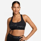 Dámská sportovní tréninková podprsenka NIKE PRO W DF SWSH LGT SPT GRX BRA-FN2749-010-black · záber 5