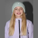 Dívčí beanie čepice - tyrkysová · záber 2
