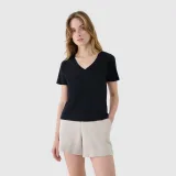 Dámské tričko oversize s modalem - černé · záber 1