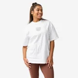 DOMYOS Dámske fitness oversize tričko biele XS · záber 1