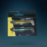 CAPERLAN Súprava mäkkých nástrah shad texan sardela Ancho 90/8 g na more Ayu/modrá bez · záber 2