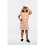 Dívčí šaty AUTHORITY D-DORIANA G papaya stripe · záber 2