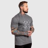 Pánske tričko Iron Aesthetics Tactical, sivé · záber 2