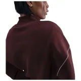 Dámská zateplená mikina NIKE W NSW PHNX FLC LOGO MOCK NECK BURGUNDY CRUSH · záber 4