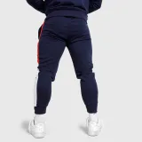Jogger tepláky Iron Aesthetics Tricolora, navy · záber 5