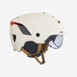BTWIN Prilba na mestský bicykel 900 priezor zadné svetlo béžová L (59-62 cm) · záber 1