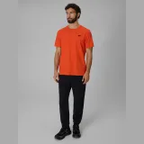 Pánské regular hladké tričko - oranžové · záber 2