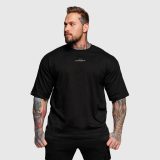 Oversize póló Iron Aesthetics Major, fekete · záber 3