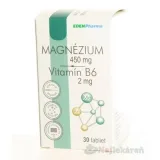 Edenpharma Magnézium + Vitamín B6 30 tbl · záber 2