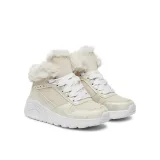 Dívčí kotníkové zimní boty SKECHERS Uno Lite Comfurt Collar natural · záber 2