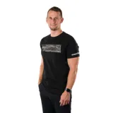 Férfi rövid ujjú túrázó póló NORTHFINDER AMAD-269black · záber 1