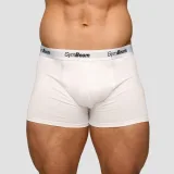 GymBeam Pánské boxerky Essentials 3Pack bílé - Barva: biela · záber 2