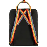 Batoh FJALLRAVEN Kanken - rainbow black rainbow pattern · záber 4