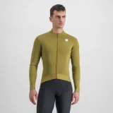 Pánský cyklistický dres s dlouhým rukávem SPORTFUL Monocrom thermal jersey, masala · záber 2