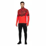 Pánska lyžiarska mikina s 1 2 zipsom NORTHFINDER BERTI-170orangeblack · záber 2