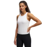 Dámské tréninkové tílko UNDER ARMOUR Motion High Neck Tank-WHT · záber 1