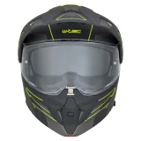 Výklopná moto prilba 3v1 W-TEC Neovu Graphic Farba šedo-červeno-modrá, · záber 4
