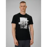 Pánské tričko s krátkým rukávem 4F TSHIRT M2660-20S-DEEP BLACK · záber 2