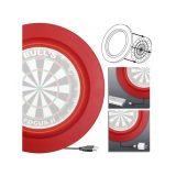 Bull's Licht darts tábla világítás és falvédő piros · záber 2