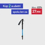 FORCLAZ Turistická palica MT500 s nastavením modrá 1ks bez · záber 1