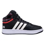 Pánská rekreační obuv ADIDAS Hoops 3.0 Mid core black cloud white grey two · záber 3