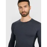 Pánske tréningové tričko s dlhým rukávom 4F LONGSLEEVE FNK M507-WMM00TFLOM507-22M-ANTHRACITE MELANGE · záber 5