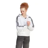 Dámská mikina se zipem ADIDAS W 3S FT FZ S HD WHITE BLACK-100 WHITE BLACK · záber 1