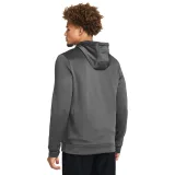 Pánská zateplená tréninková mikina se zipem UNDER ARMOUR UA Armour Fleece FZ Hoodie-GRY · záber 4