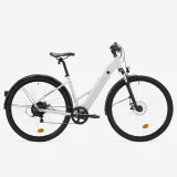 ROCKRIDER Trekingový elektrobicykel E-ACTV 100 sivý L-XL · záber 1