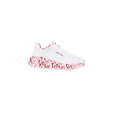 Dívčí rekreační obuv SKECHERS Uno Lite Lovely Luv K white red · záber 2