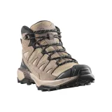 Pánska členková turistická obuv SALOMON X Ultra 360 Leather Mid GTX M desert tan walnut earth brown · záber 3