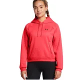 Dámská zateplená mikina s kapucí UNDER ARMOUR UA Armour Flc Pro Hdy-RED · záber 1