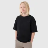 Chlapecké tričko oversize s nápisem - černé · záber 1