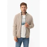 Pánská mikina se zipem VOLCANO B-MONTERO-BEIGE · záber 2