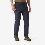 SOLOGNAC Úžitkové hrejivé nohavice 500 modré jeans S · záber 1