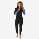DECATHLON Dámsky neoprén 5 mm SCD 500 s kuklou čierno-modrý S · záber 1
