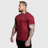 Pánske tričko Iron Aesthetics Blackout, bordové · záber 5