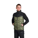 Pánská turistická vesta NORTHFINDER FILIPPO-550blackdarkgreen · záber 2