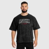 Pánské tričko Iron Aesthetics ASTHX, washed black · záber 1