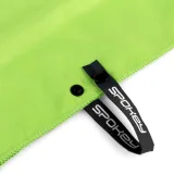 Uterák SPOKEY SIROCCO XL Quick-drying towel s odnímatelnou sponou, green, 80 x 150 cm · záber 4