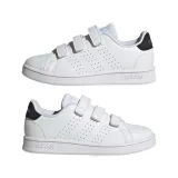 Gyerek szabadidőcipő ADIDAS Advantage Court K cloud white core black silver metallic · záber 4