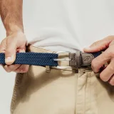 INESIS Pružný opletený golfový opasok tmavomodrý XL-2XL · záber 2