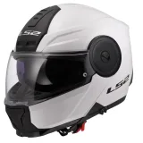 LS2 FF902 Scope II Solid Gloss White L (59-60) - Veľkosť: 59-60, L · záber 1