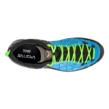 Pánská nízká turistická obuv SALEWA Mountain Trainer 2 GTX M blue danube fluo green · záber 3