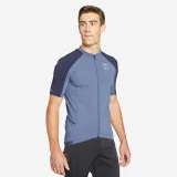ROCKRIDER Pánsky cyklistický dres Race s krátkym rukávom modrý M · záber 1